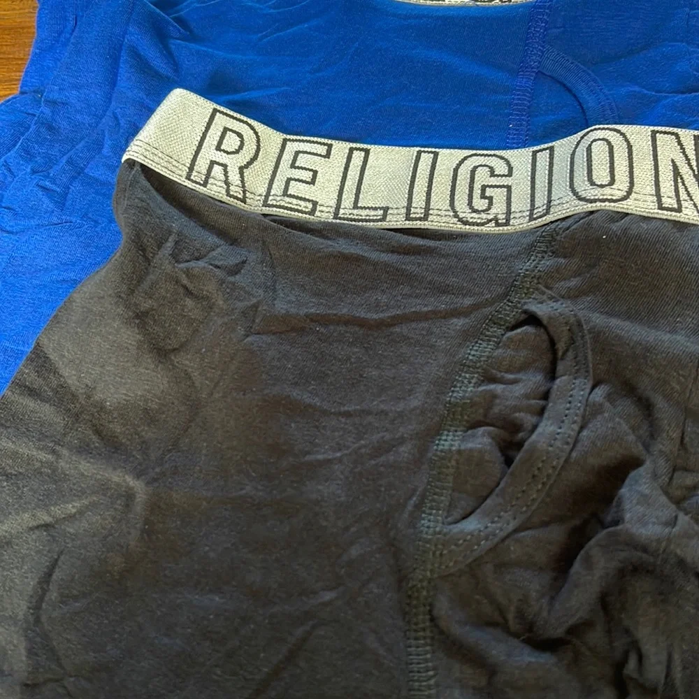 True Religion XL Fly Front Cotton/Spandex Boxer Brief (2 Single Pairs)